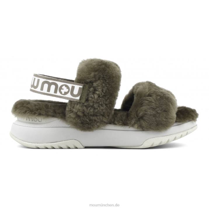 Jogger-Slipper-Rückenriemen Frauen 0V6X510 Milieu Mou