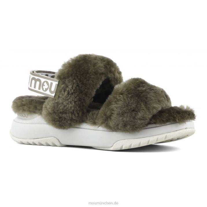 Jogger-Slipper-Rückenriemen Frauen 0V6X510 Milieu Mou