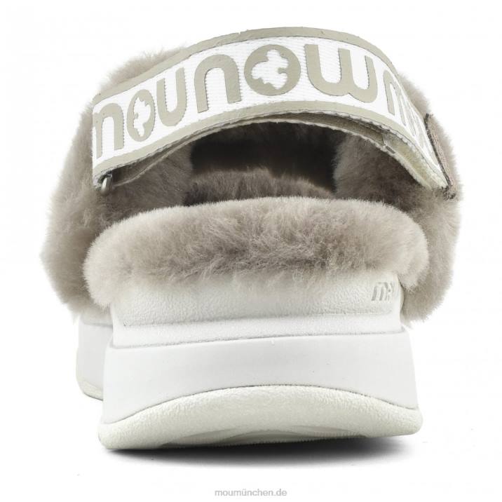 Jogger-Slipper-Rückenriemen Frauen 0V6X511 Elefantengrau Mou