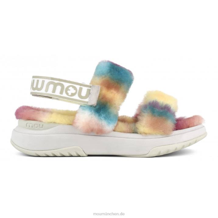 Jogger-Slipper-Rückenriemen Frauen 0V6X514 Grün mischen Mou