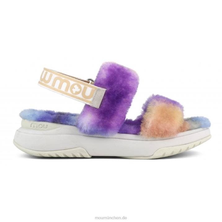Jogger-Slipper-Rückenriemen Frauen 0V6X515 lila mischen Mou