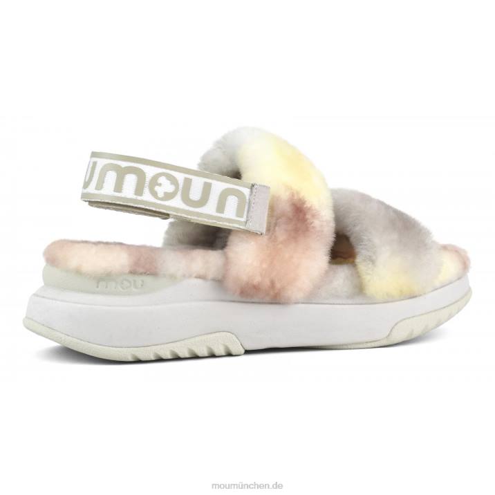 Jogger-Slipper-Rückenriemen Frauen 0V6X516 natürlich mischen Mou