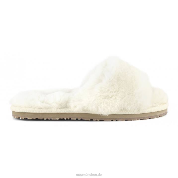 Slipper aus Schaffellfell Frauen 0V6X491 Vanille Mou