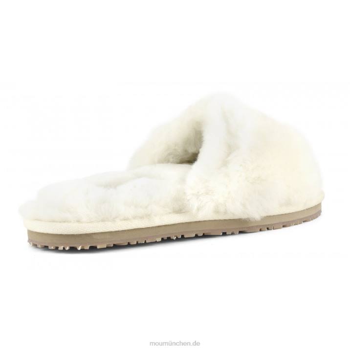 Slipper aus Schaffellfell Frauen 0V6X491 Vanille Mou