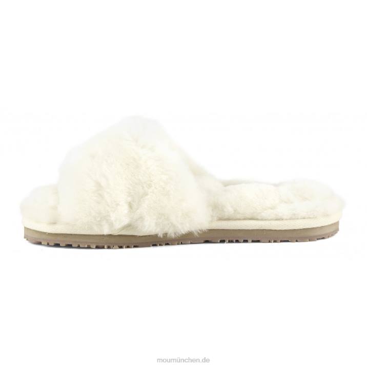 Slipper aus Schaffellfell Frauen 0V6X491 Vanille Mou