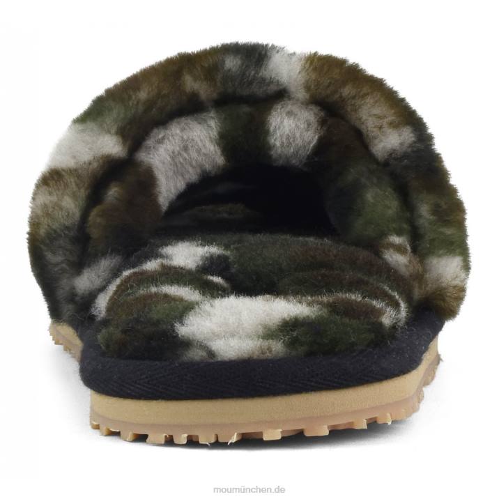 Slipper aus Schaffellfell Frauen 0V6X494 Tarnung Mou