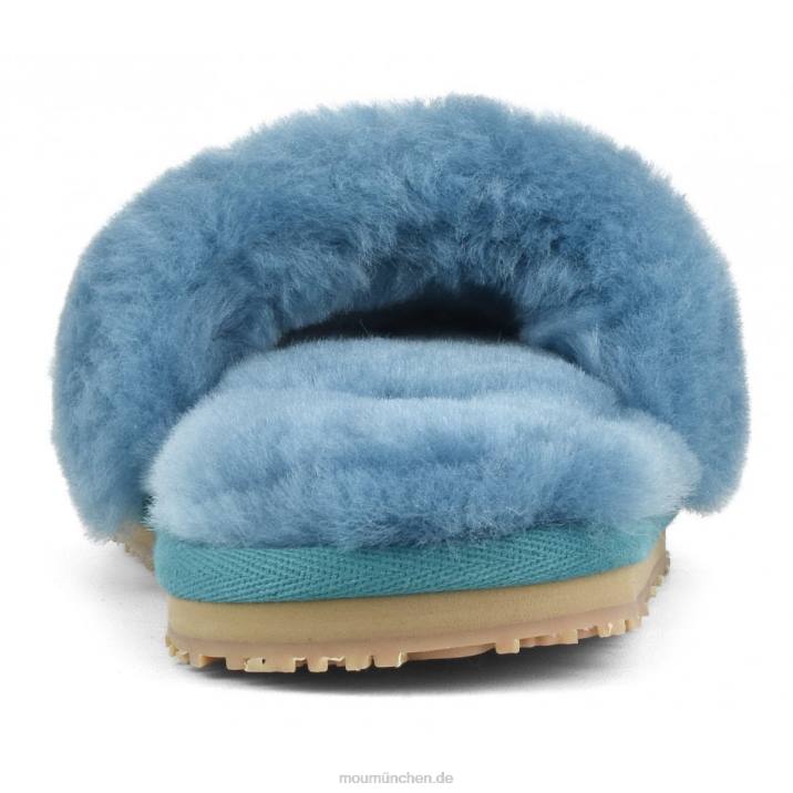 Slipper aus Schaffellfell Frauen 0V6X496 Biskaya-Bucht Mou