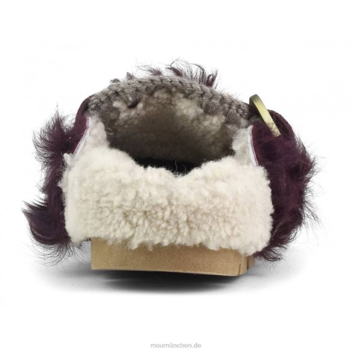 Winter-Bio-Checkiang-Schnalle Frauen 0V6X426 Bordeaux Mou