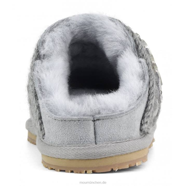 neutrales Eskimo-Slipper-Metalllogo Frauen 0V6X441 vereistes Meer Mou
