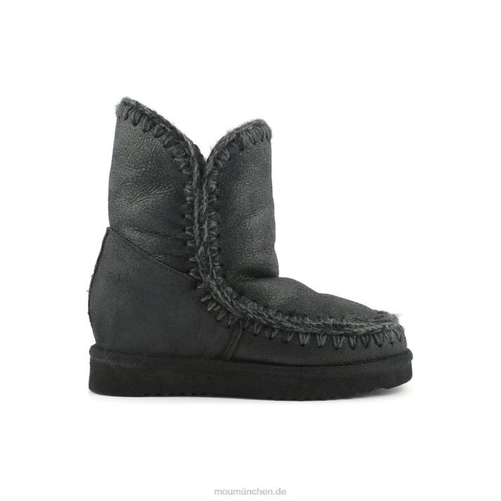 Eskimo-Innenkeil kurz Frauen 0V6X537 rissig schwarz/grau Mou