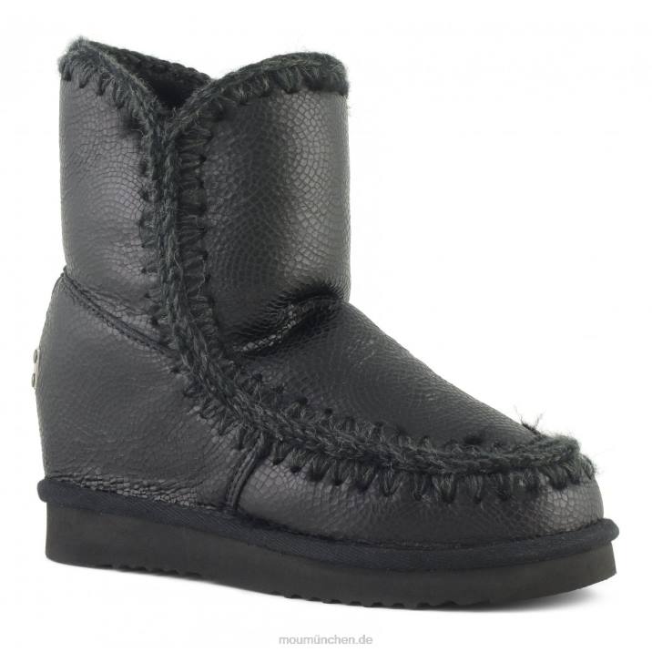 Eskimo-Innenkeil kurz Frauen 0V6X541 geprägtes Spiralschwarz Mou