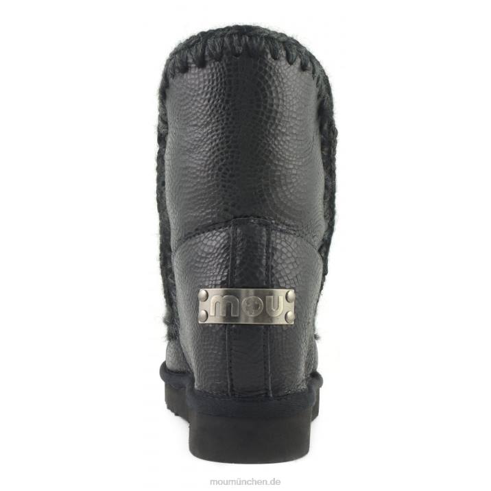 Eskimo-Innenkeil kurz Frauen 0V6X541 geprägtes Spiralschwarz Mou