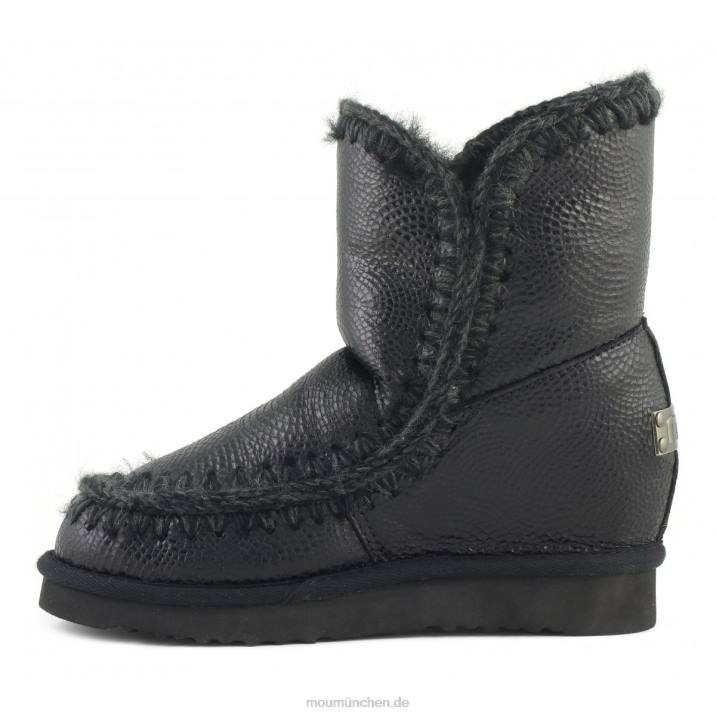 Eskimo-Innenkeil kurz Frauen 0V6X541 geprägtes Spiralschwarz Mou