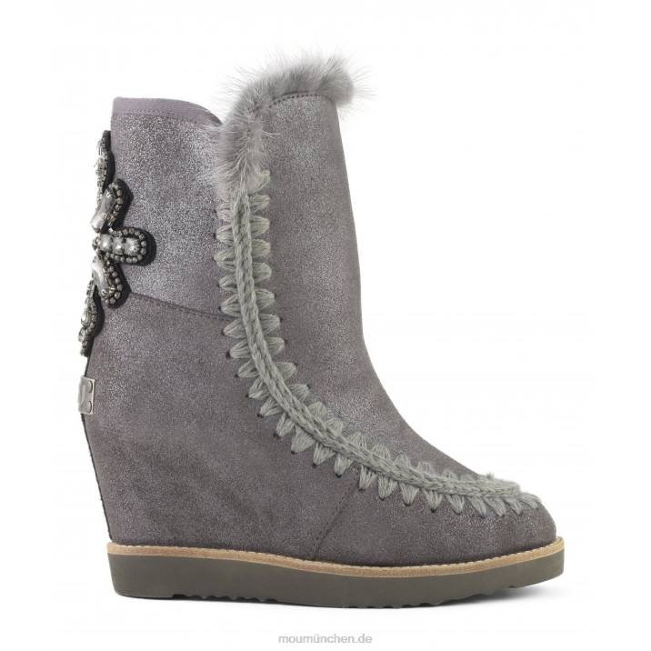 Französischer Zehenkeil-Rückenaufnäher mit Kreuz Frauen 0V6X576 Staubeisen Mou