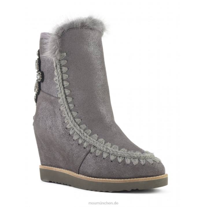 Französischer Zehenkeil-Rückenaufnäher mit Kreuz Frauen 0V6X576 Staubeisen Mou