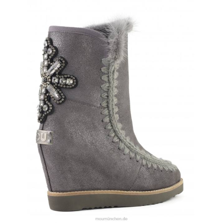 Französischer Zehenkeil-Rückenaufnäher mit Kreuz Frauen 0V6X576 Staubeisen Mou