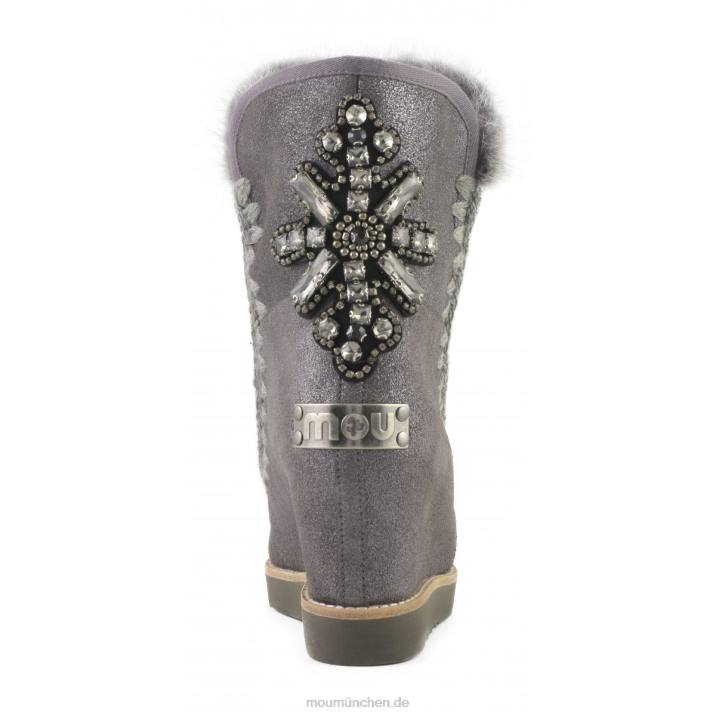 Französischer Zehenkeil-Rückenaufnäher mit Kreuz Frauen 0V6X576 Staubeisen Mou