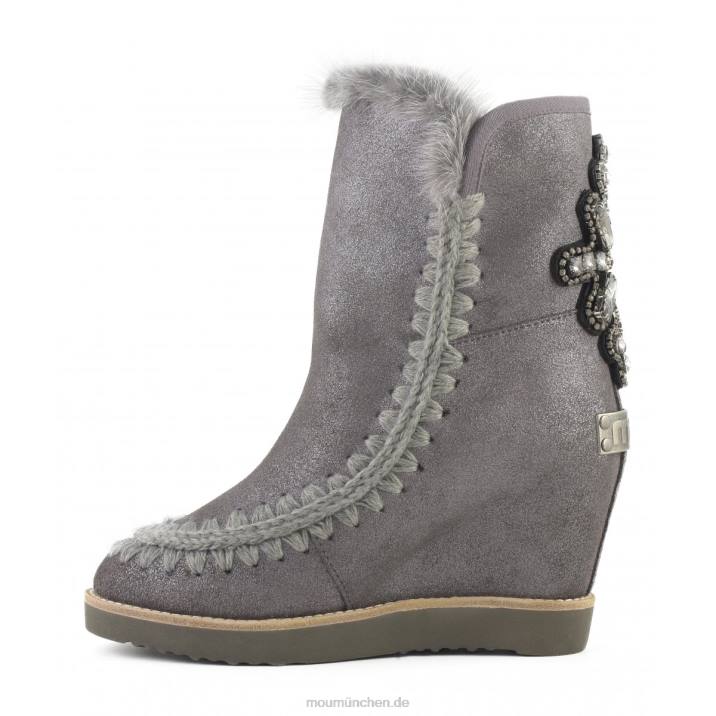 Französischer Zehenkeil-Rückenaufnäher mit Kreuz Frauen 0V6X576 Staubeisen Mou