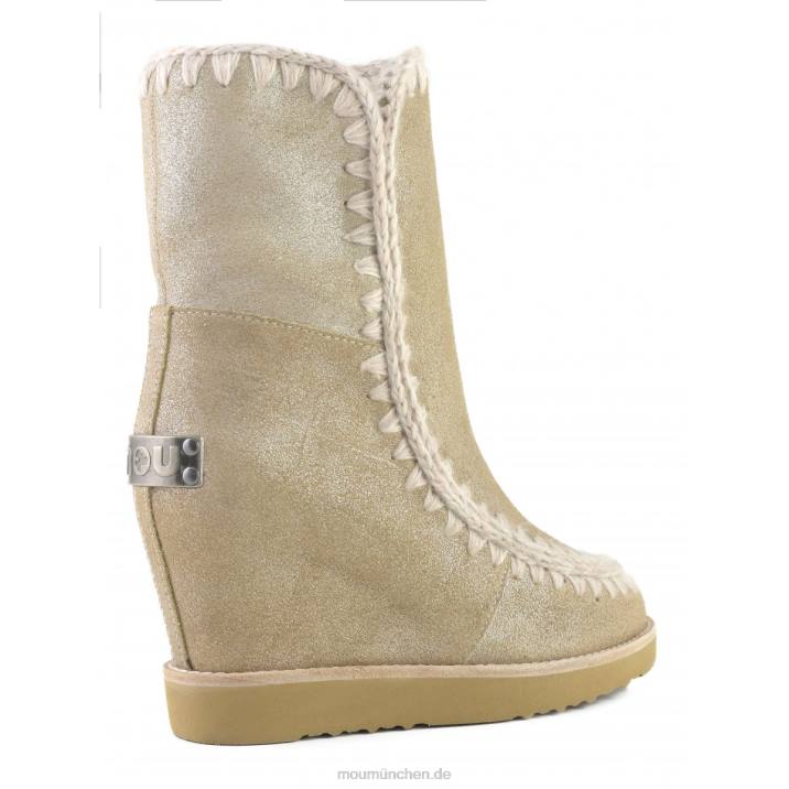 French Toe Wedge Short Frauen 0V6X567 Steinmetallic Mou