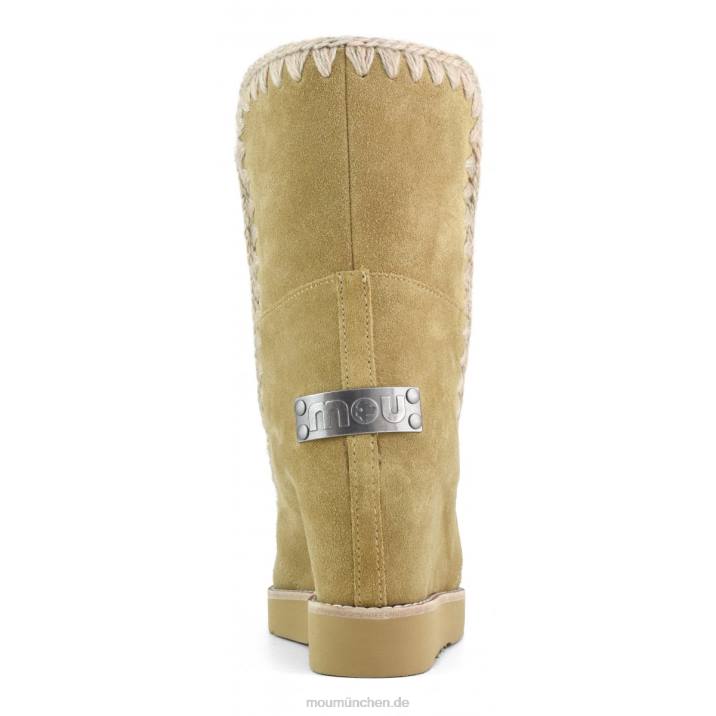 French Toe Wedge Short Frauen 0V6X575 Tabak Mou