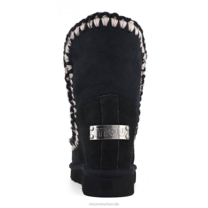 Innenkeil-Shorts mit 3D-Übersteppung Frauen 0V6X547 Schwarz Mou