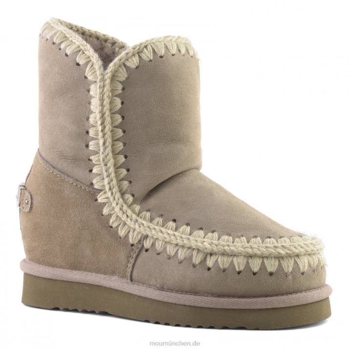 Innenkeil, kurzes metallisches Logo Frauen 0V6X559 Elefantengrau Mou