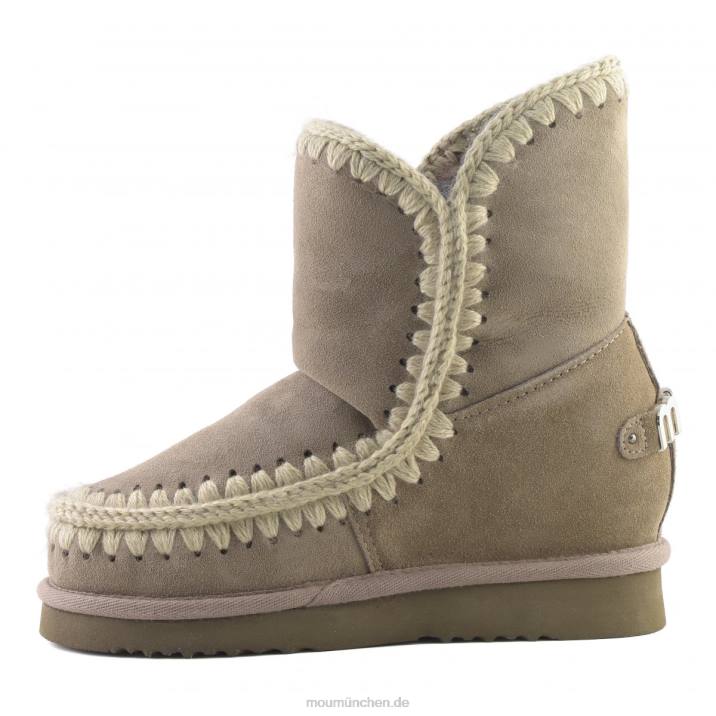 Innenkeil, kurzes metallisches Logo Frauen 0V6X559 Elefantengrau Mou