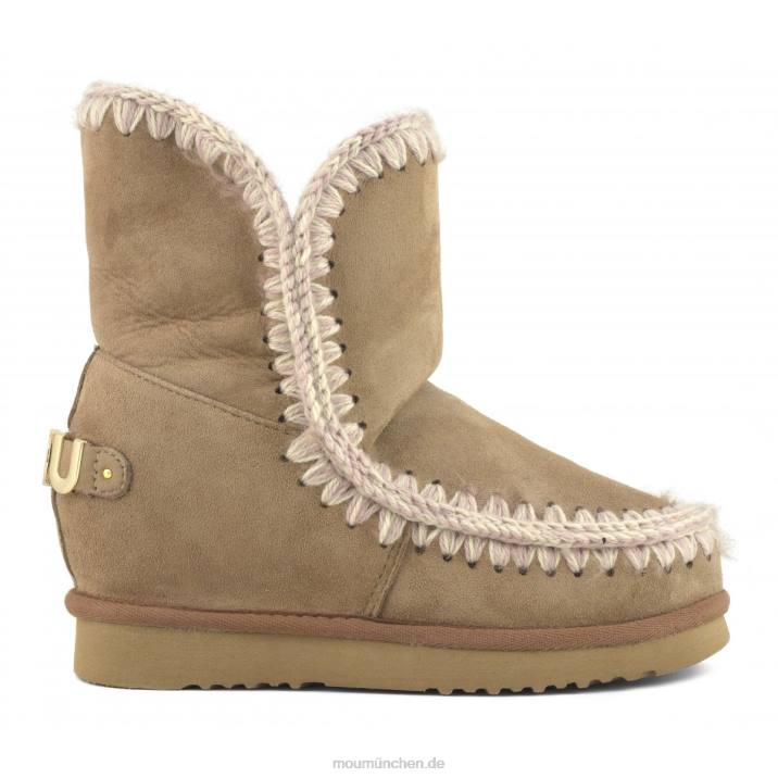 Innenkeil, kurzes metallisches Logo Frauen 0V6X560 rosabraun Mou