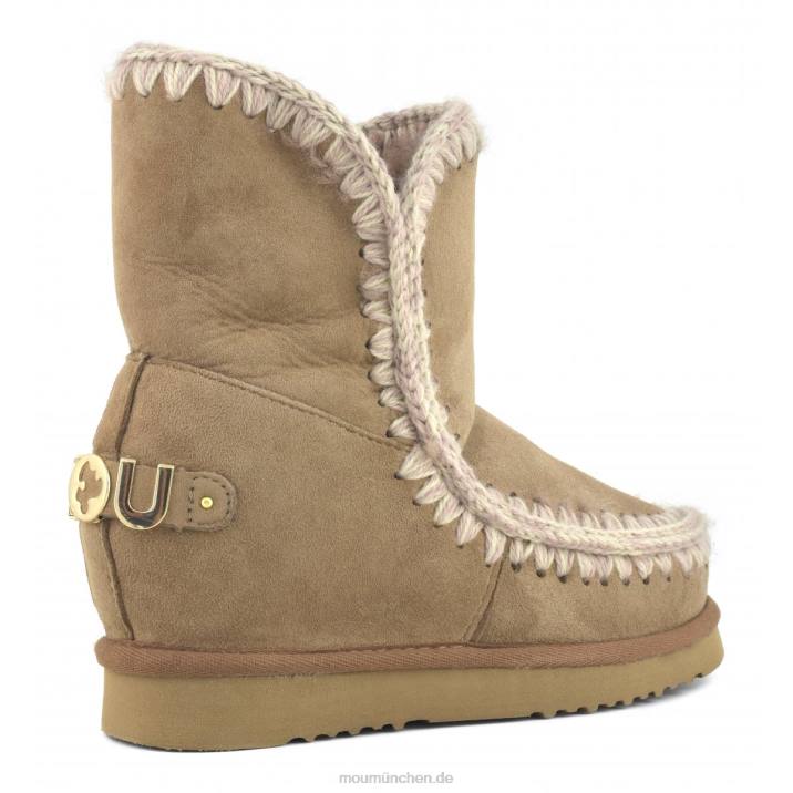 Innenkeil, kurzes metallisches Logo Frauen 0V6X560 rosabraun Mou