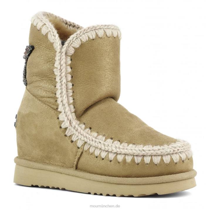 Innenkeil mit Sternaufnäher hinten Frauen 0V6X545 Staubtabak Mou