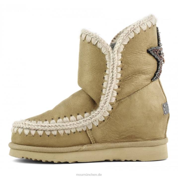 Innenkeil mit Sternaufnäher hinten Frauen 0V6X545 Staubtabak Mou