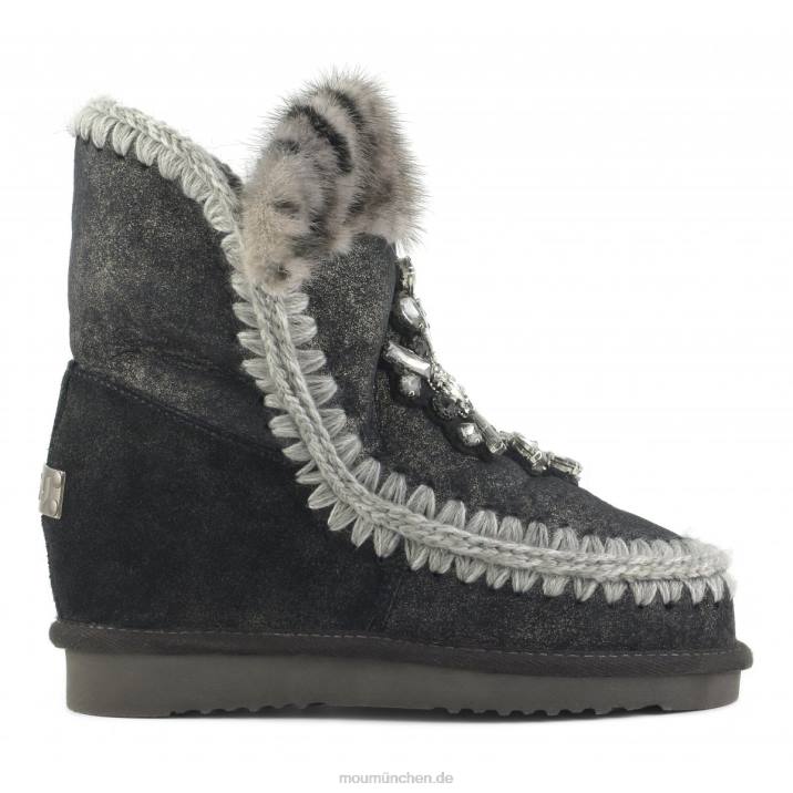 Innerer Keil-Herz-Patch Frauen 0V6X546 Staubschwarz Mou