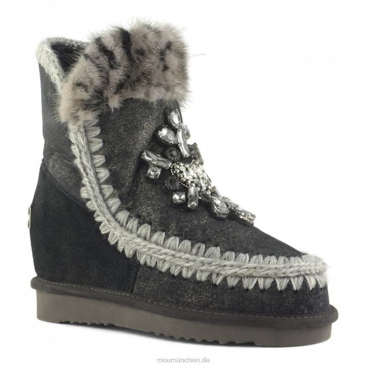 Innerer Keil-Herz-Patch Frauen 0V6X546 Staubschwarz Mou