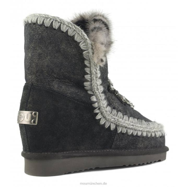 Innerer Keil-Herz-Patch Frauen 0V6X546 Staubschwarz Mou