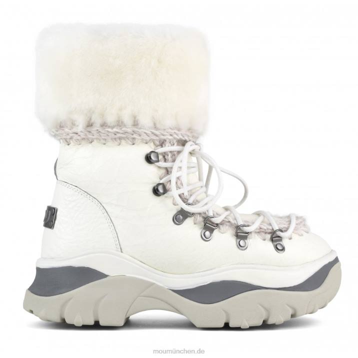 Eskimo Mountain klobiger Stiefel Frauen 0V6X727 Wachsweiß Mou