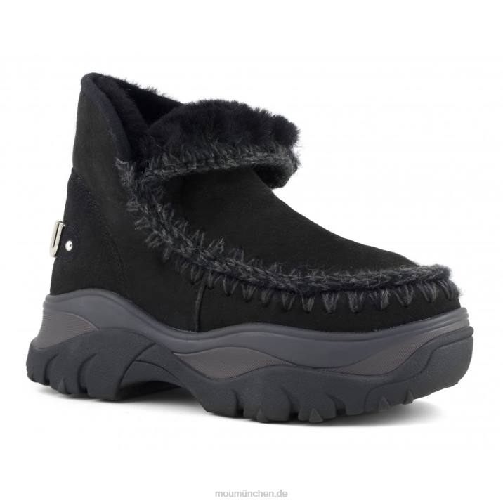 klobiger Sneaker Eskimo Frauen 0V6X718 Schwarz Mou
