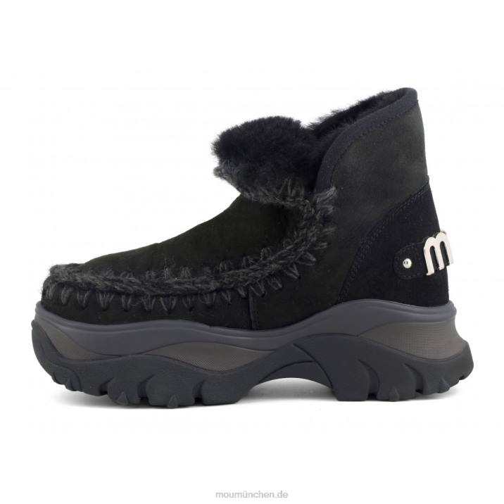 klobiger Sneaker Eskimo Frauen 0V6X718 Schwarz Mou