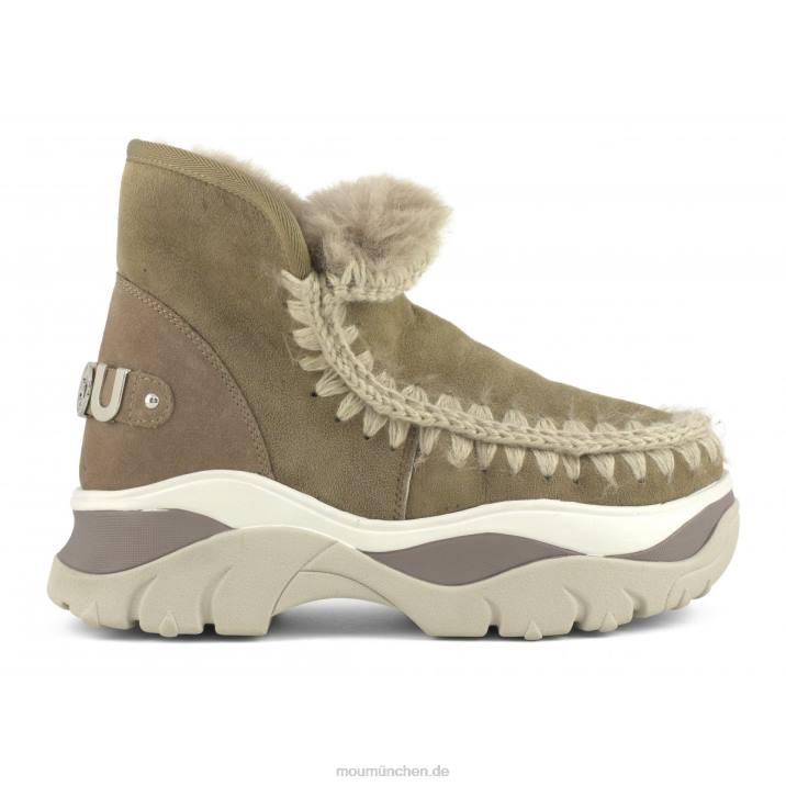 klobiger Sneaker Eskimo Frauen 0V6X719 Elefantengrau Mou