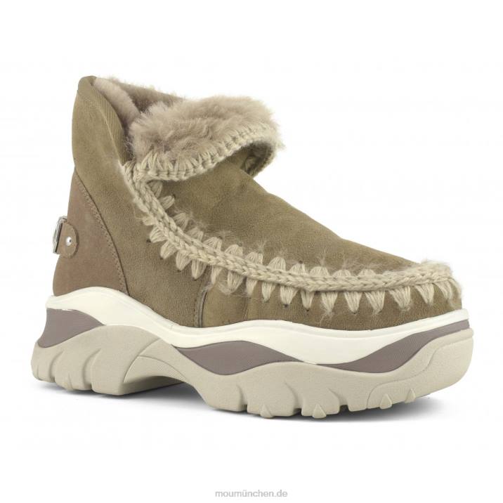 klobiger Sneaker Eskimo Frauen 0V6X719 Elefantengrau Mou