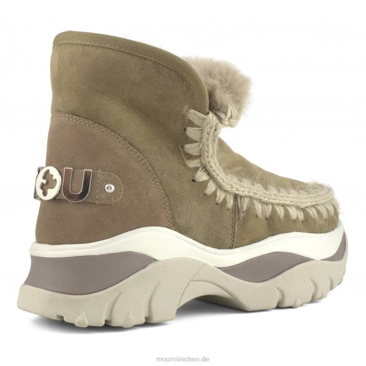 klobiger Sneaker Eskimo Frauen 0V6X719 Elefantengrau Mou