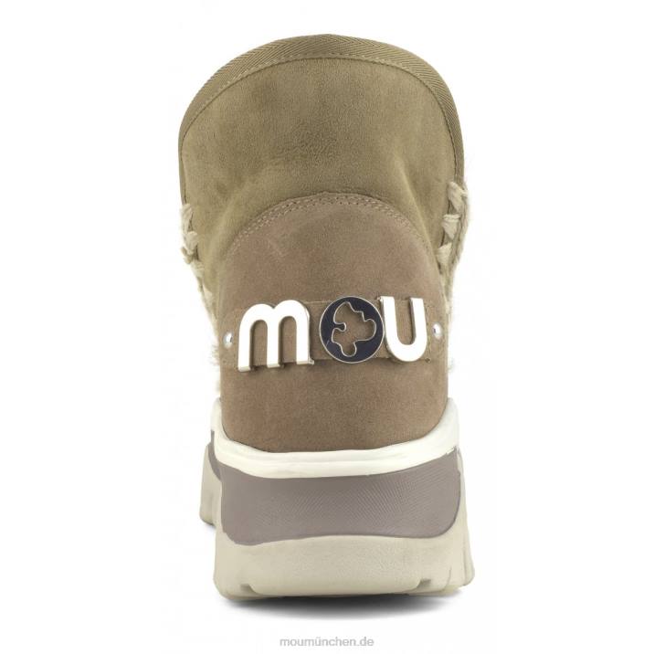 klobiger Sneaker Eskimo Frauen 0V6X719 Elefantengrau Mou