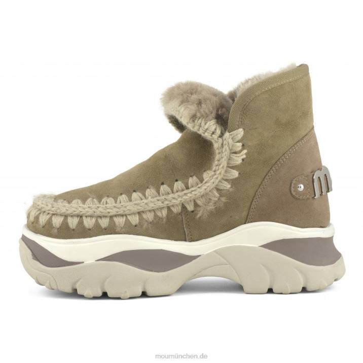 klobiger Sneaker Eskimo Frauen 0V6X719 Elefantengrau Mou