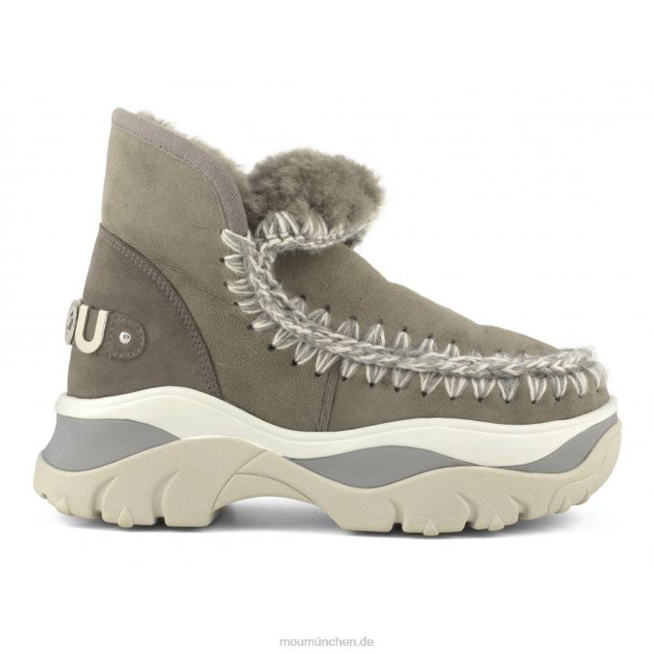 klobiger Sneaker Eskimo Frauen 0V6X720 neues Grau Mou