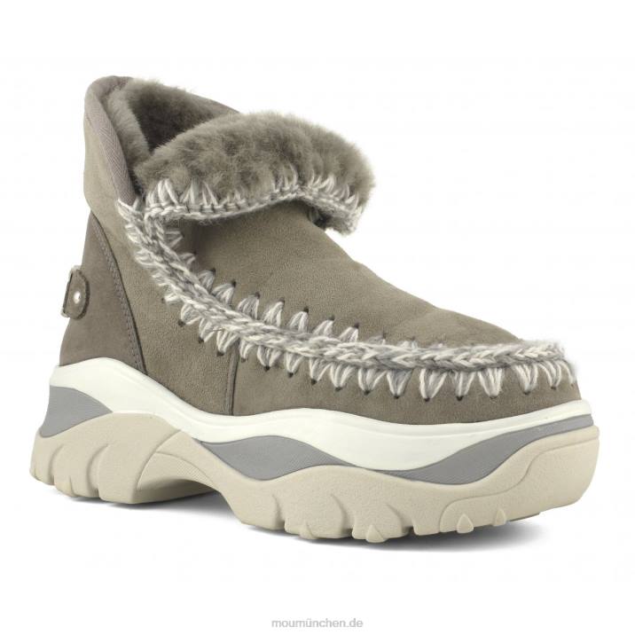 klobiger Sneaker Eskimo Frauen 0V6X720 neues Grau Mou