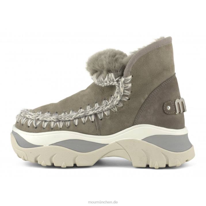 klobiger Sneaker Eskimo Frauen 0V6X720 neues Grau Mou