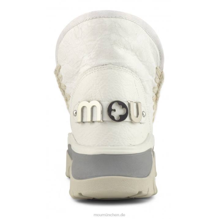 klobiger Sneaker Eskimo Frauen 0V6X724 Wachsweiß Mou