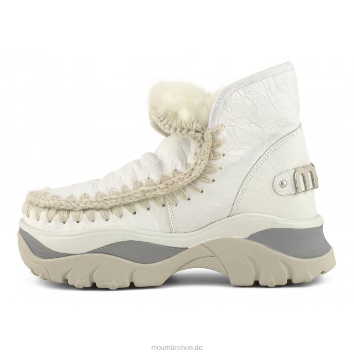klobiger Sneaker Eskimo Frauen 0V6X724 Wachsweiß Mou
