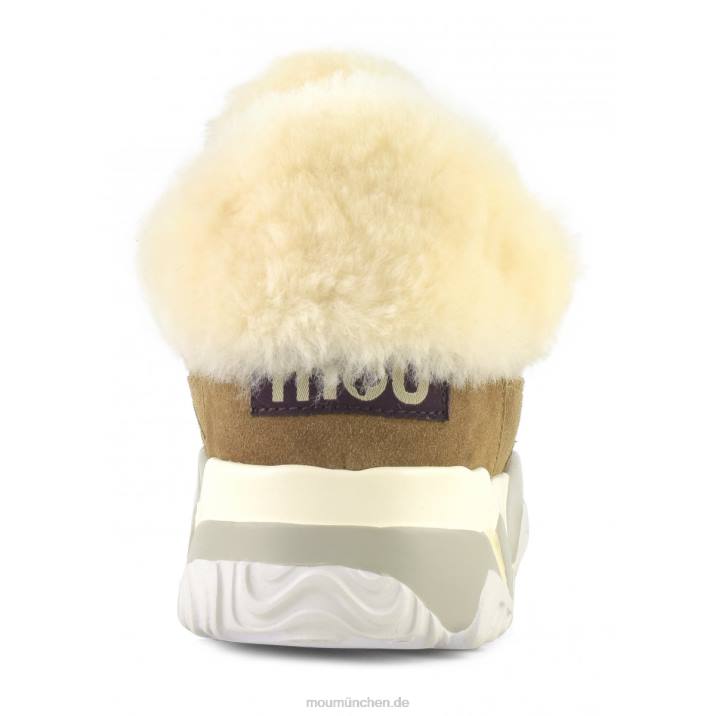 Eskimo-Schnürschuh Frauen 0V6X707 Cognac Mou