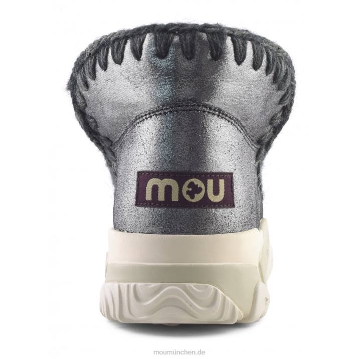 Eskimo-Trainer Frauen 0V6X691 Mikroglitter schwarz Mou