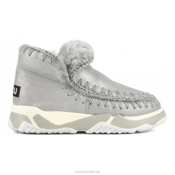 Eskimo-Trainer Frauen 0V6X692 Mikroglitter-Silber Mou